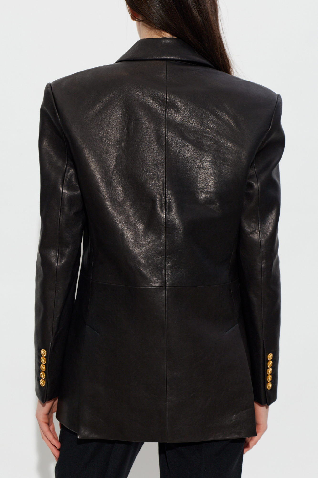 ジャケット・アウター 90S BALMAIN STITCHED LEATHER BLAZER 90S BALMAIN STITCHED LEATHER BLAZER 【公式通販】